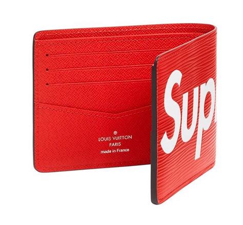 lv supreme portefeuille|louis vuitton supreme bandouliere.